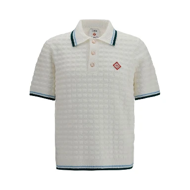 White Cotton Polo Shirt