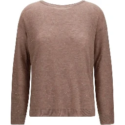 Brown Wool Oves Aries Sweatshirt