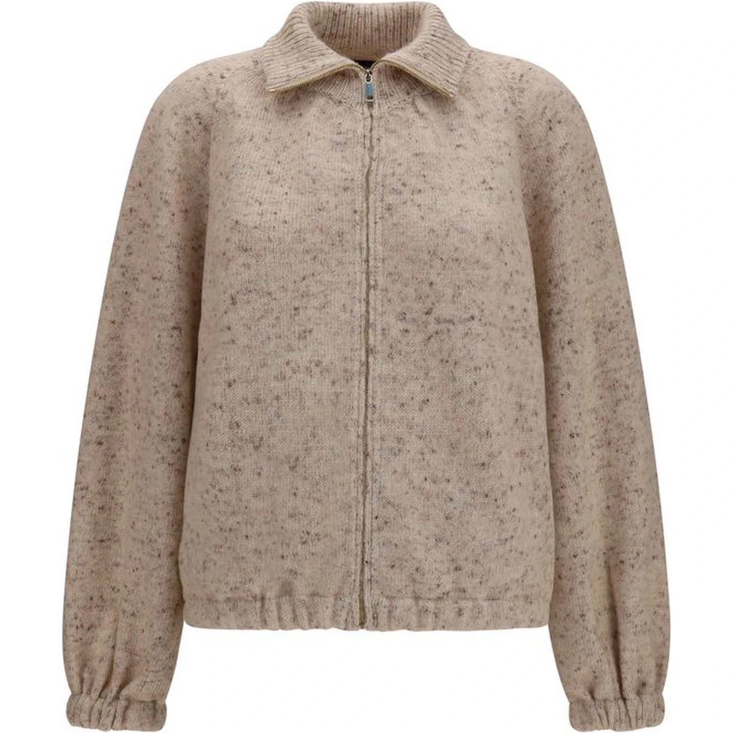 Beige Wool Oves Aries Bomber
