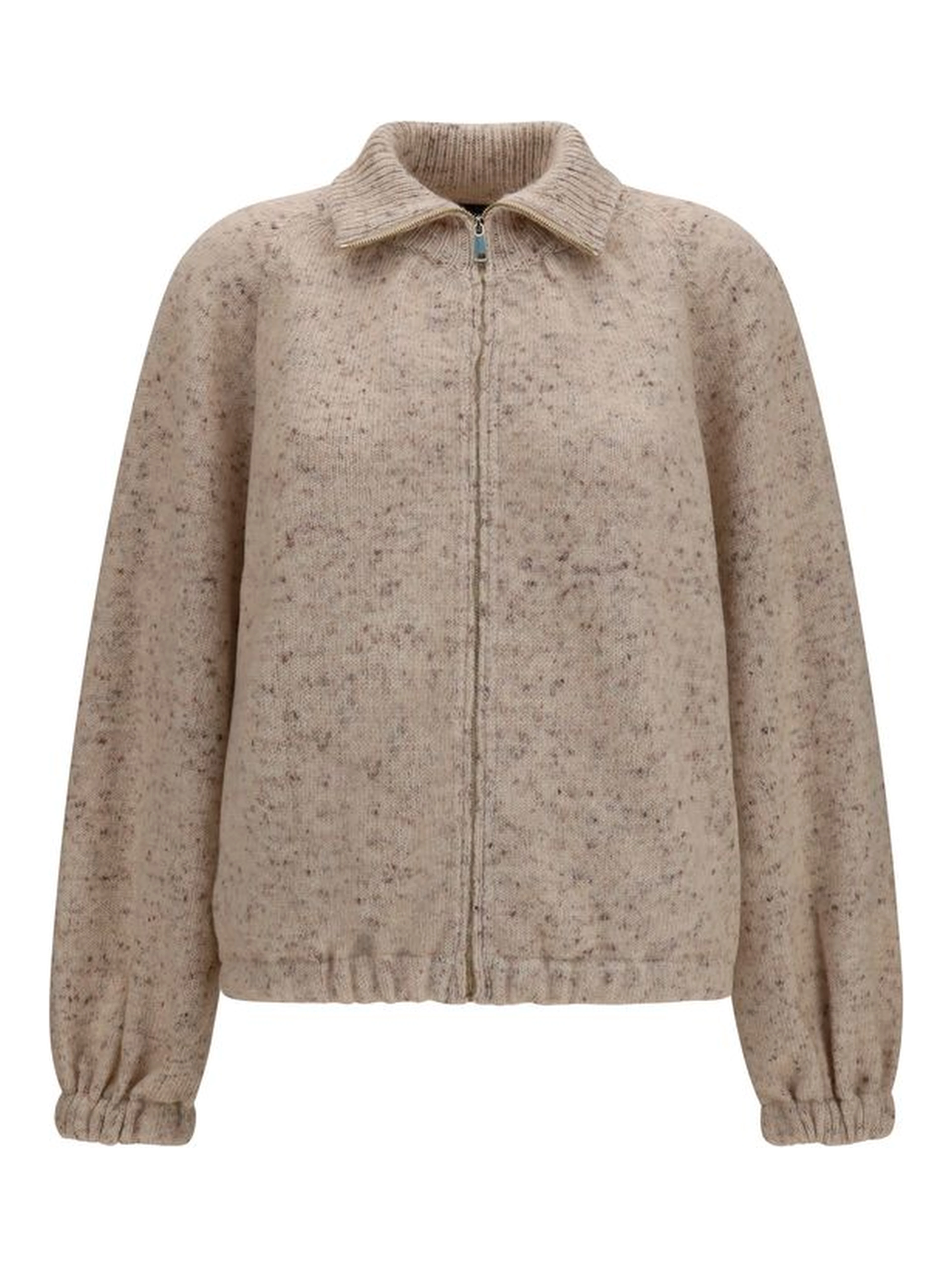 Beige Wool Oves Aries Bomber