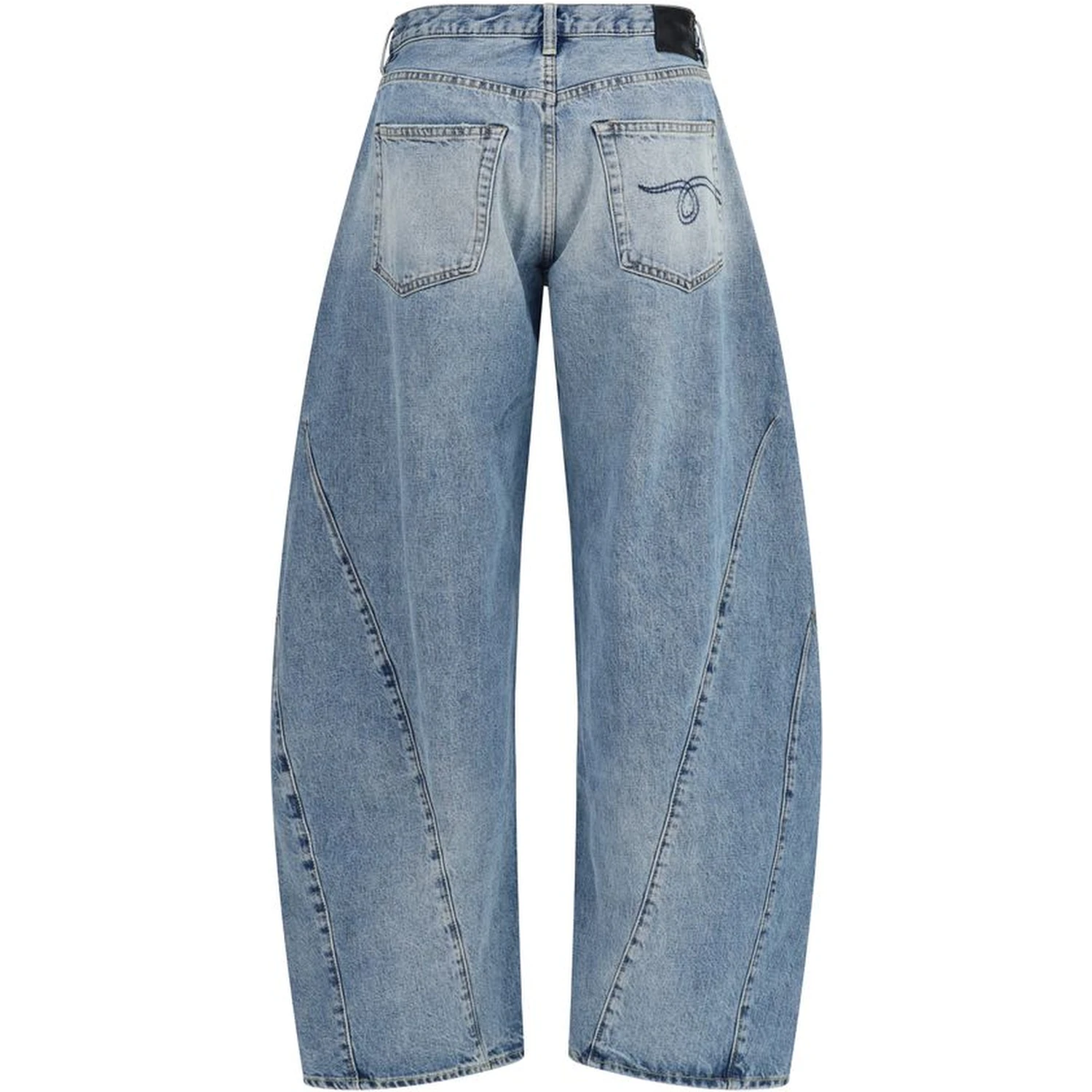 Blue Cotton Jeans Denim