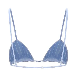 Blue Polyamide Bra