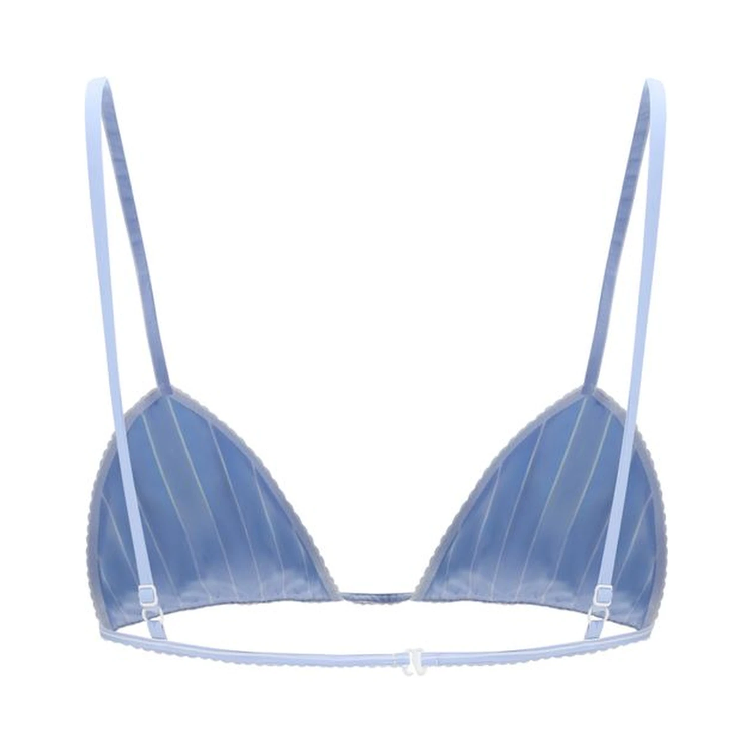Blue Polyamide Bra