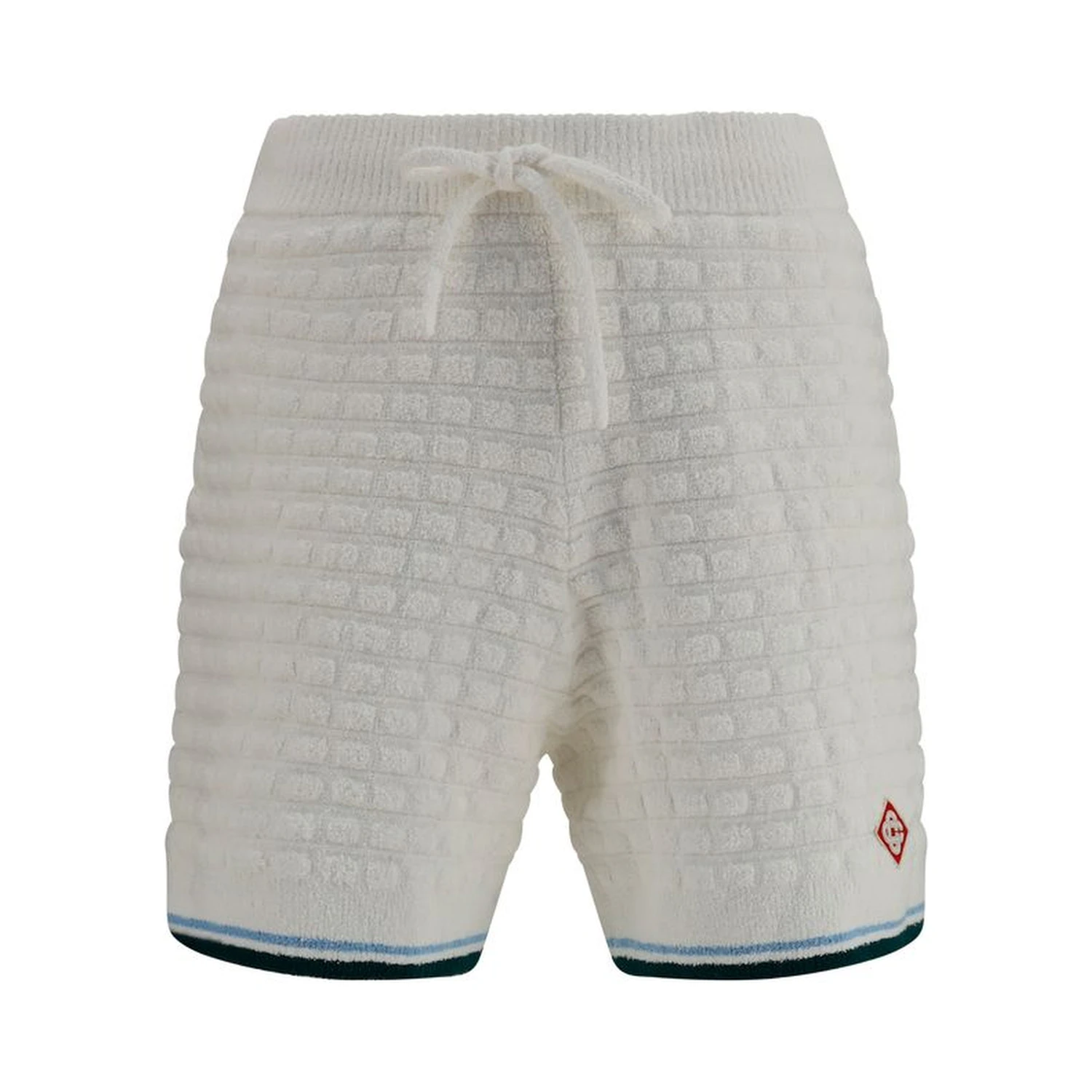 White Cotton Bermuda Shorts