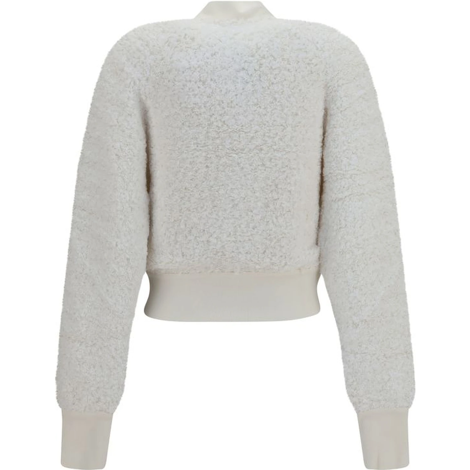 White Viscose Bomber