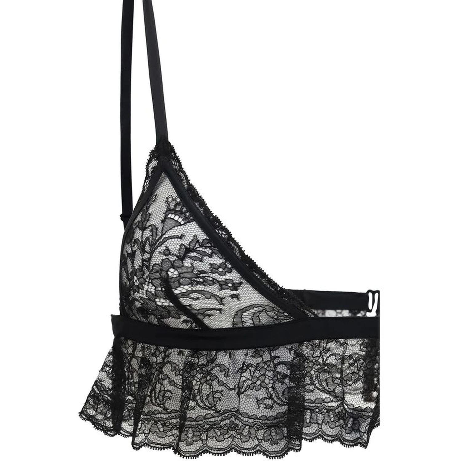 Black Cotton Bra