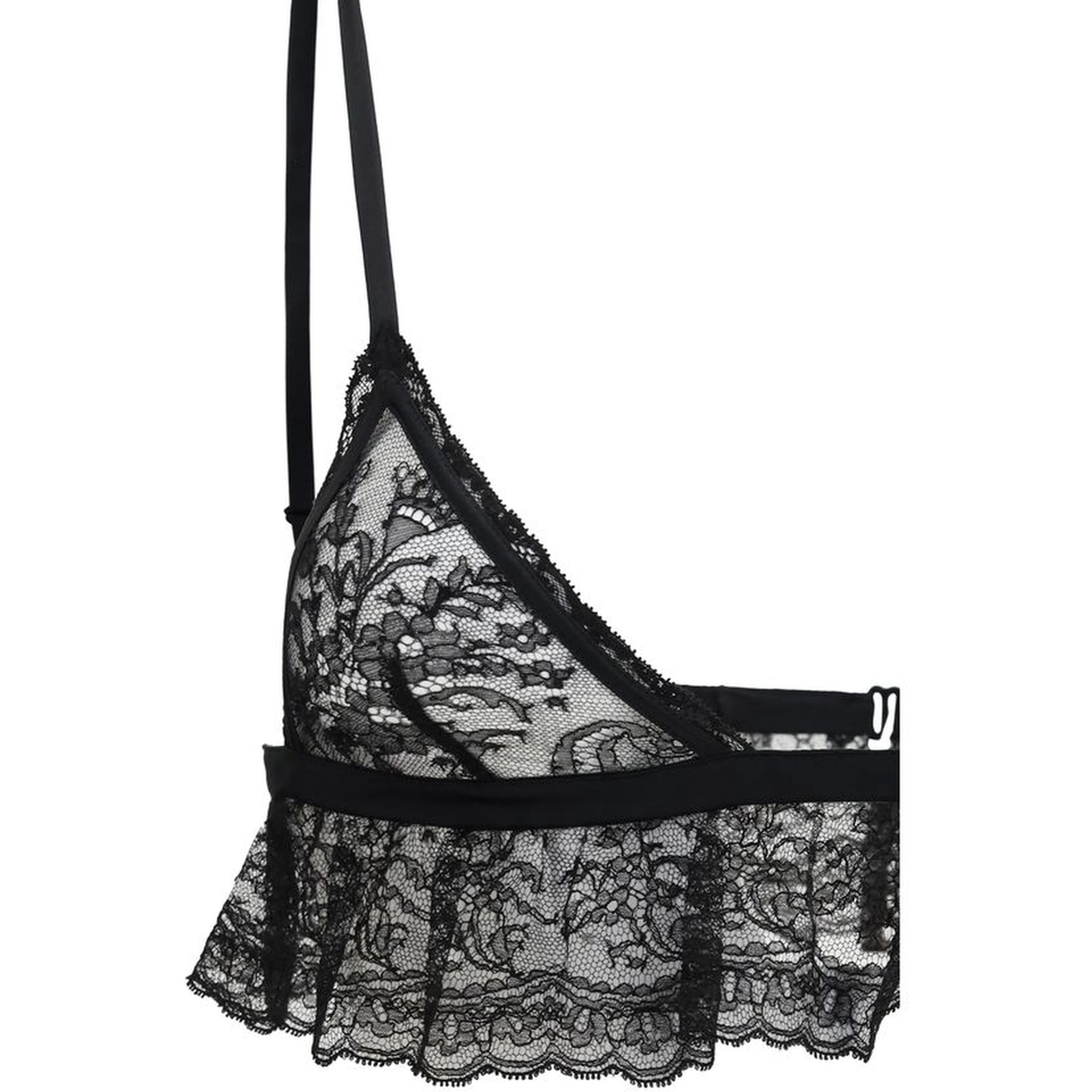 Black Cotton Bra