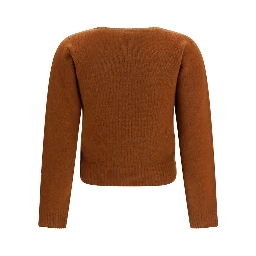 Brown Cashmere Sweatshirt