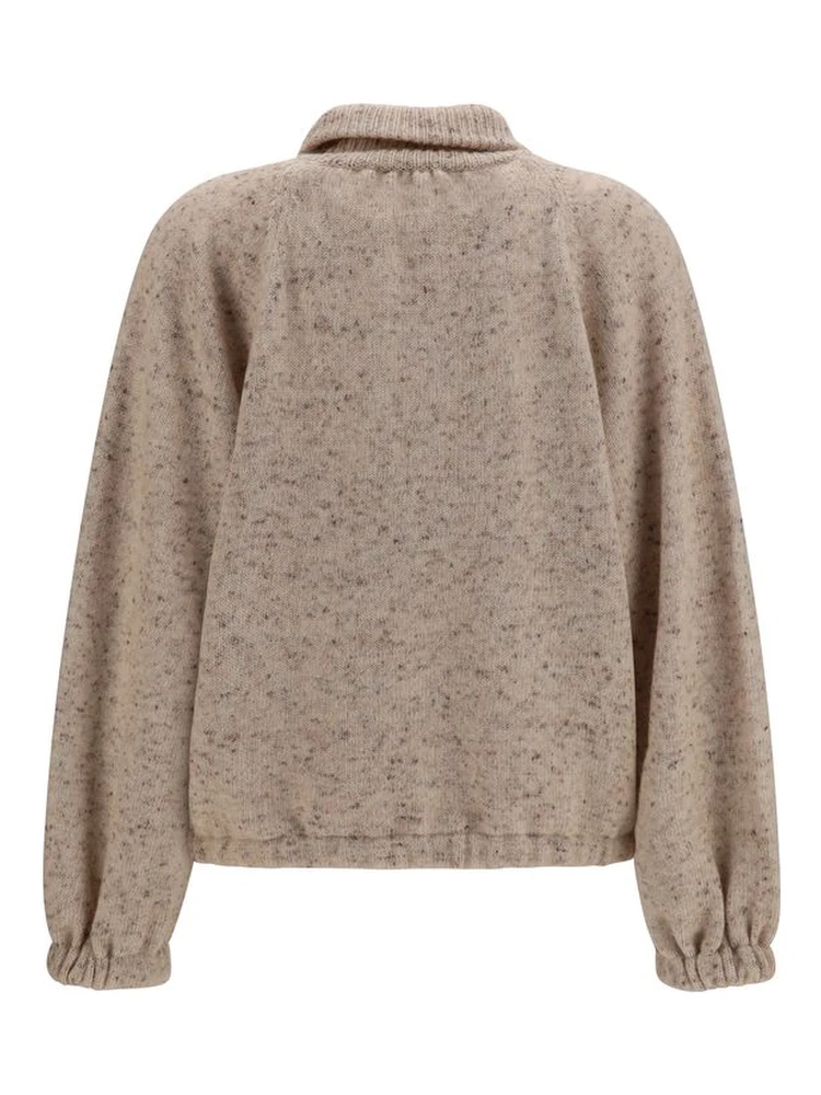 Beige Wool Oves Aries Bomber alternative