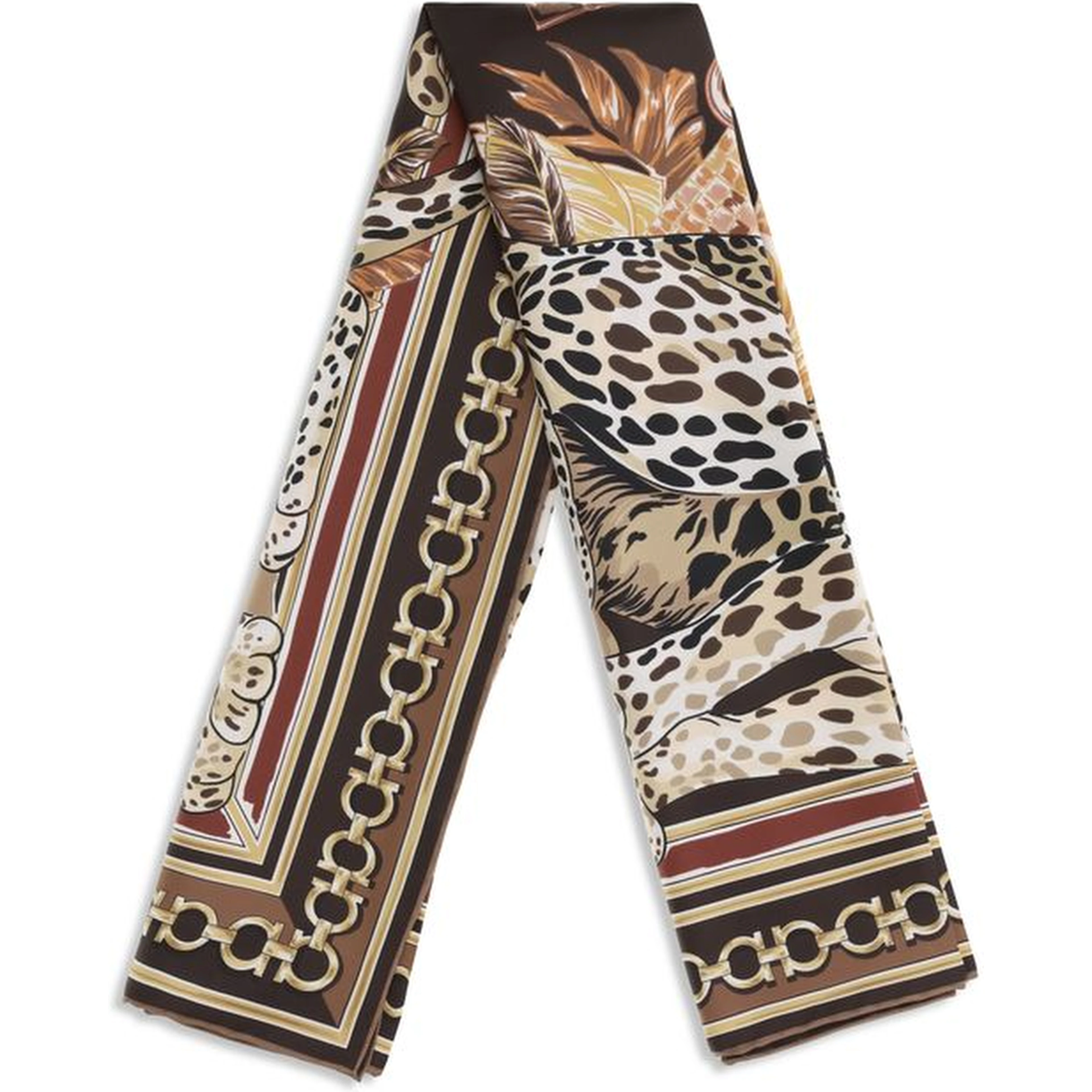 Multicolor Silk Foulard