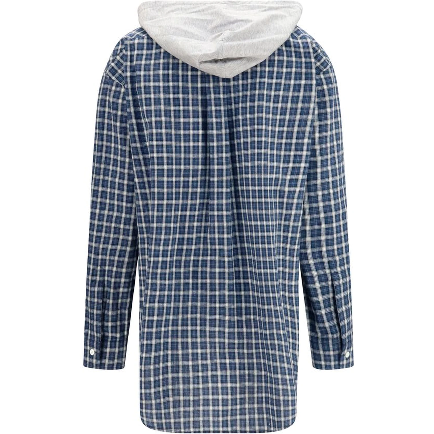 Blue Cotton Pattern Shirt