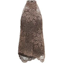 Brown Cotton Blouse