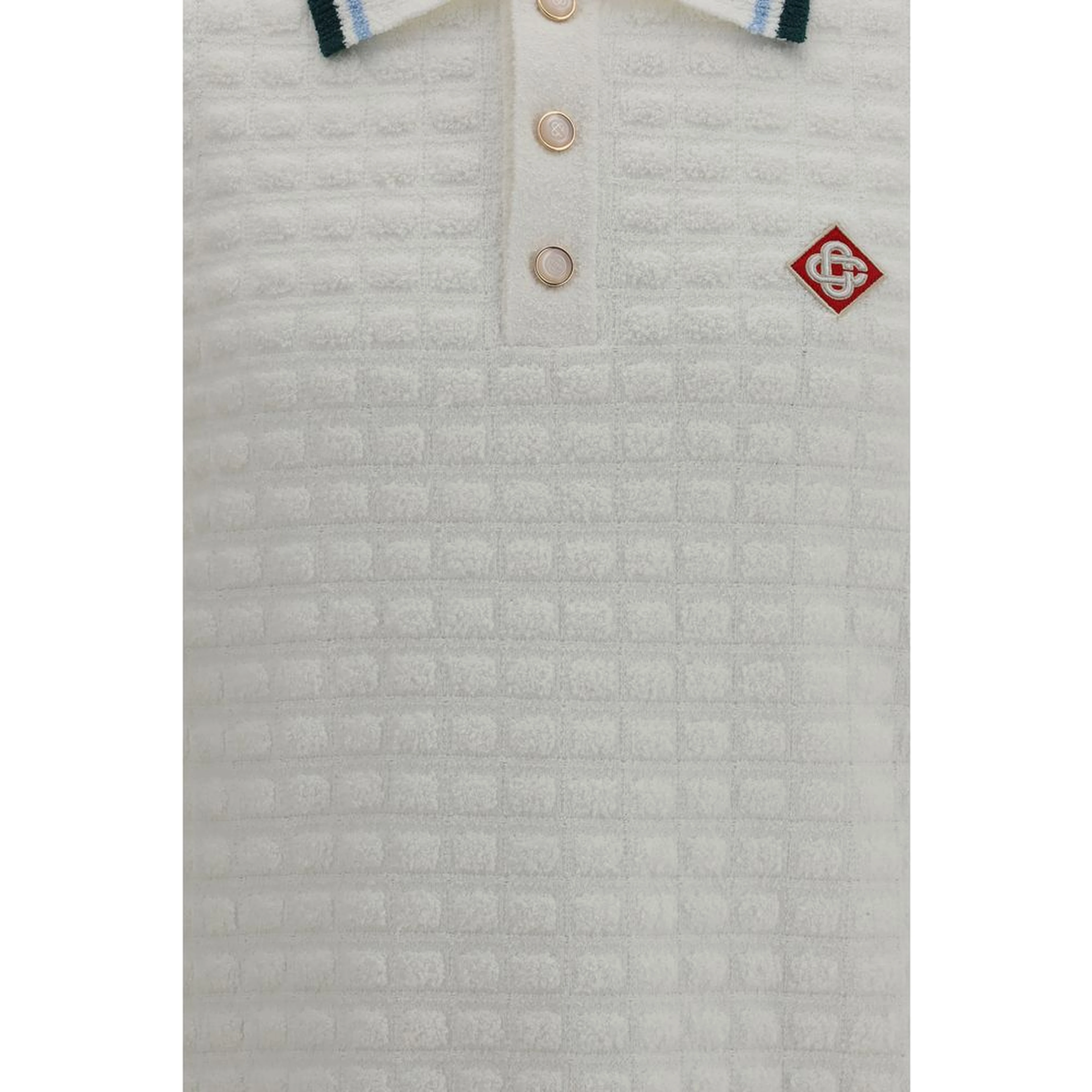 White Cotton Polo Shirt