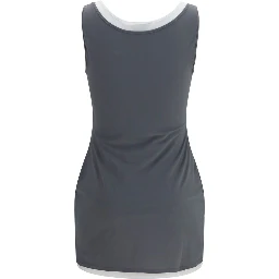 Gray Recycled Polyamide Casual Dress