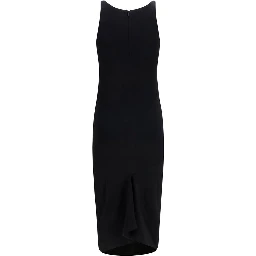 Black Viscose Cocktail Dress
