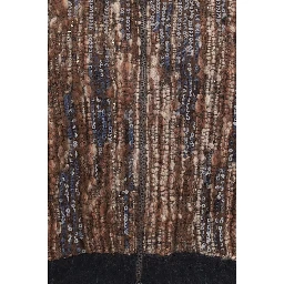 Brown Mohair Full-Length Jacket