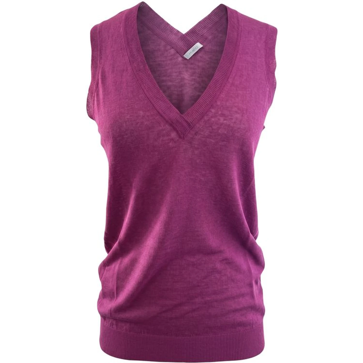 Purple Linen Women Tank