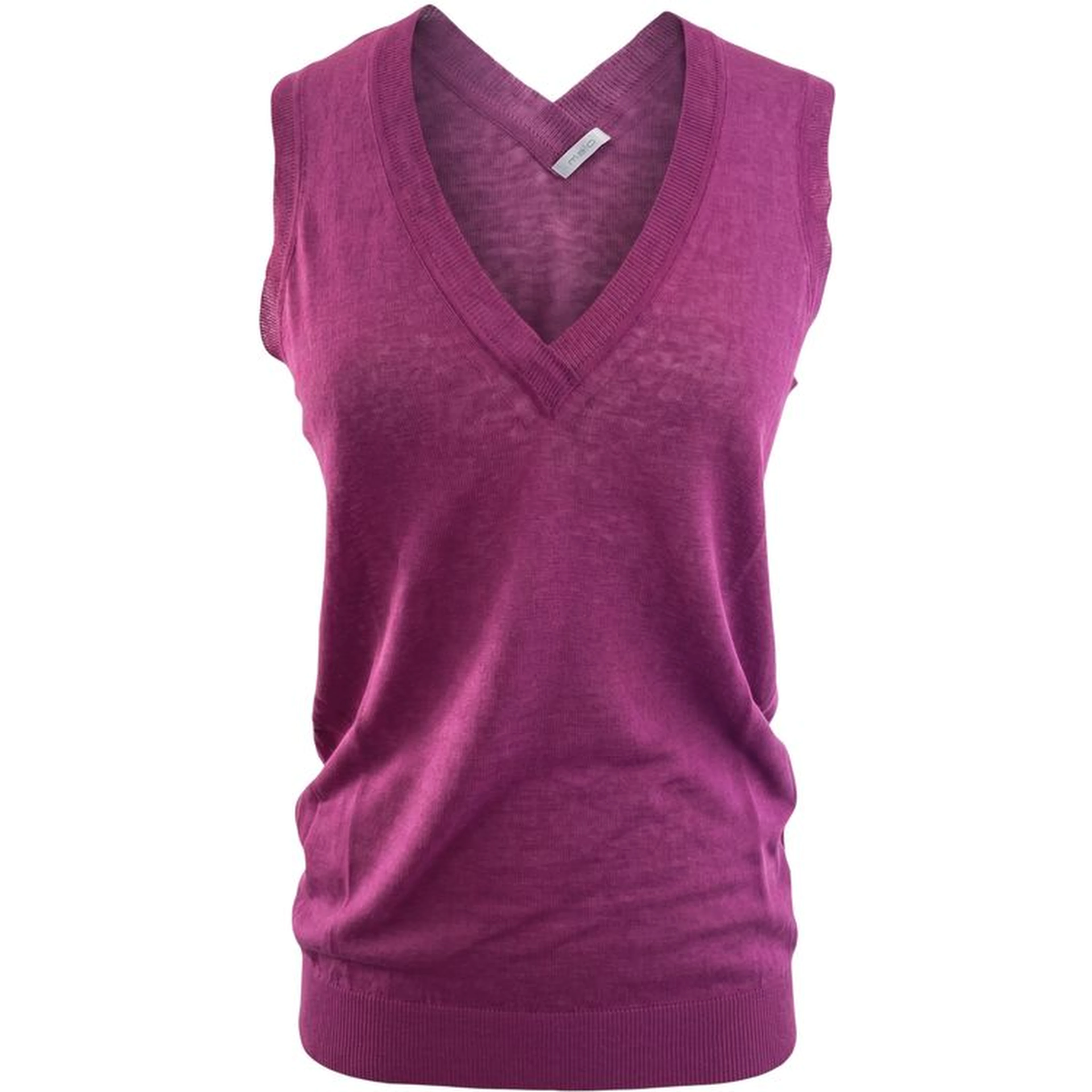 Purple Linen Women Tank