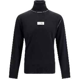 Black Wool Oves Aries Turtleneck