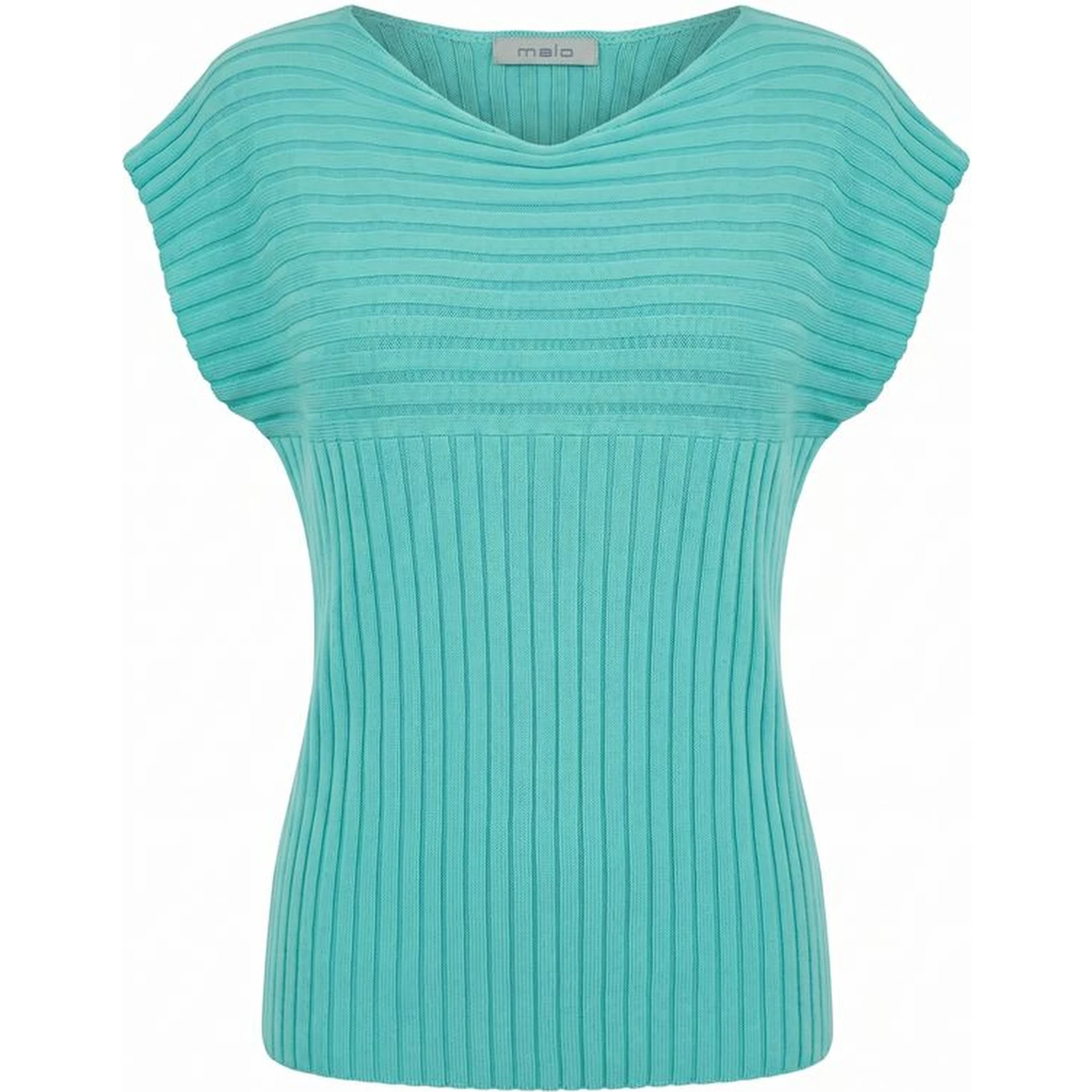 Light Blue Cotton Women Sweater