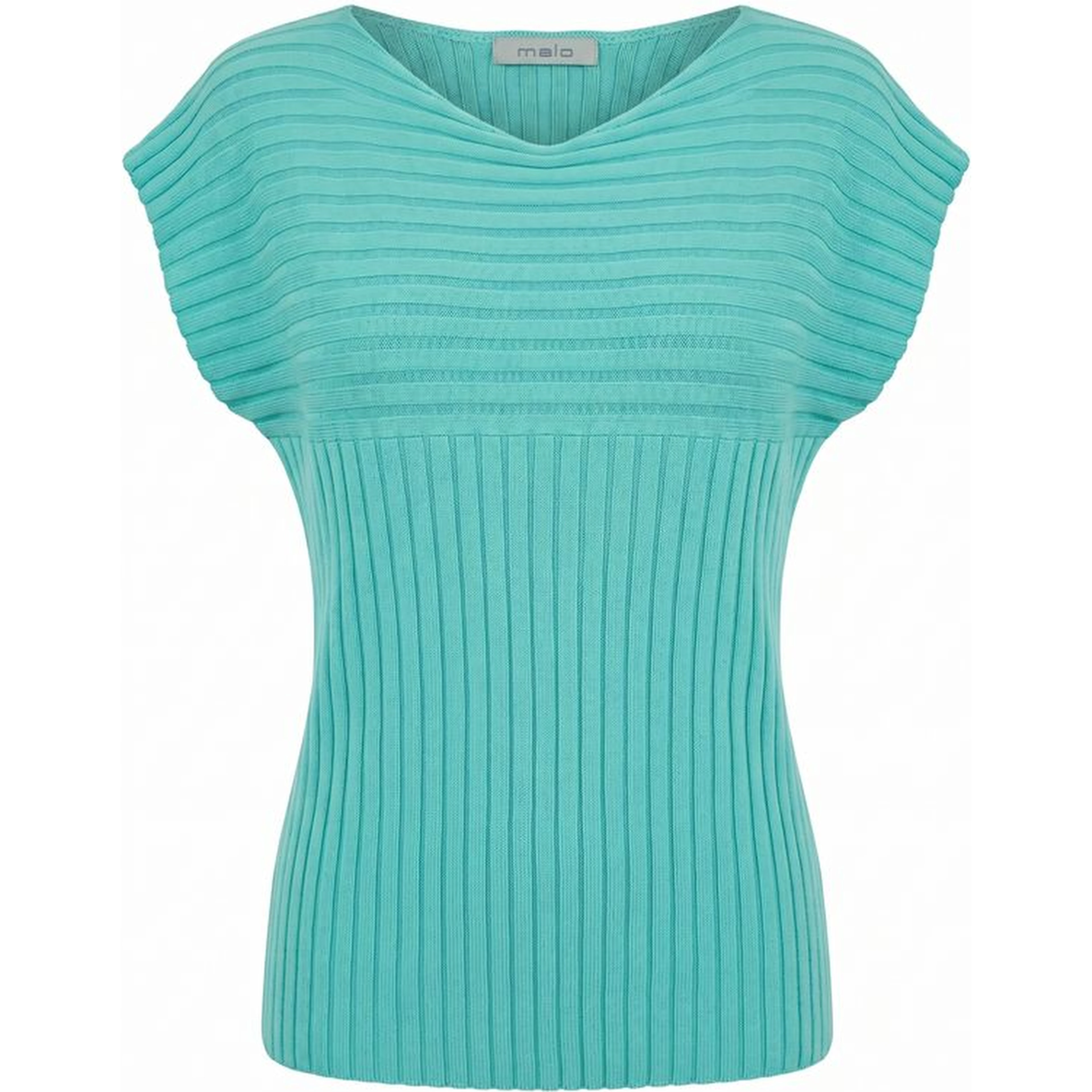 Light Blue Cotton Women Sweater