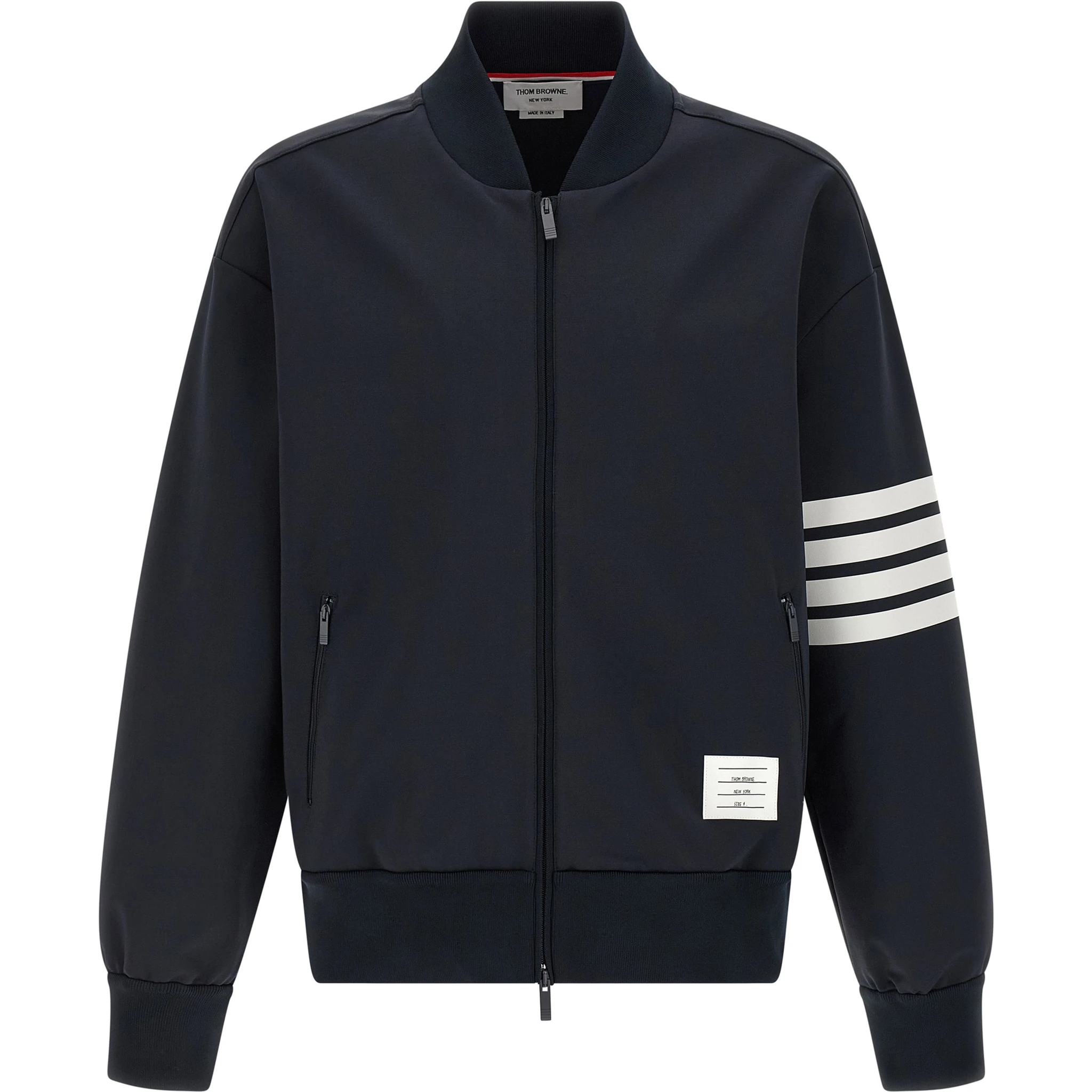 Blue Viscose Bomber