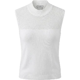 White Silk Women Sweater