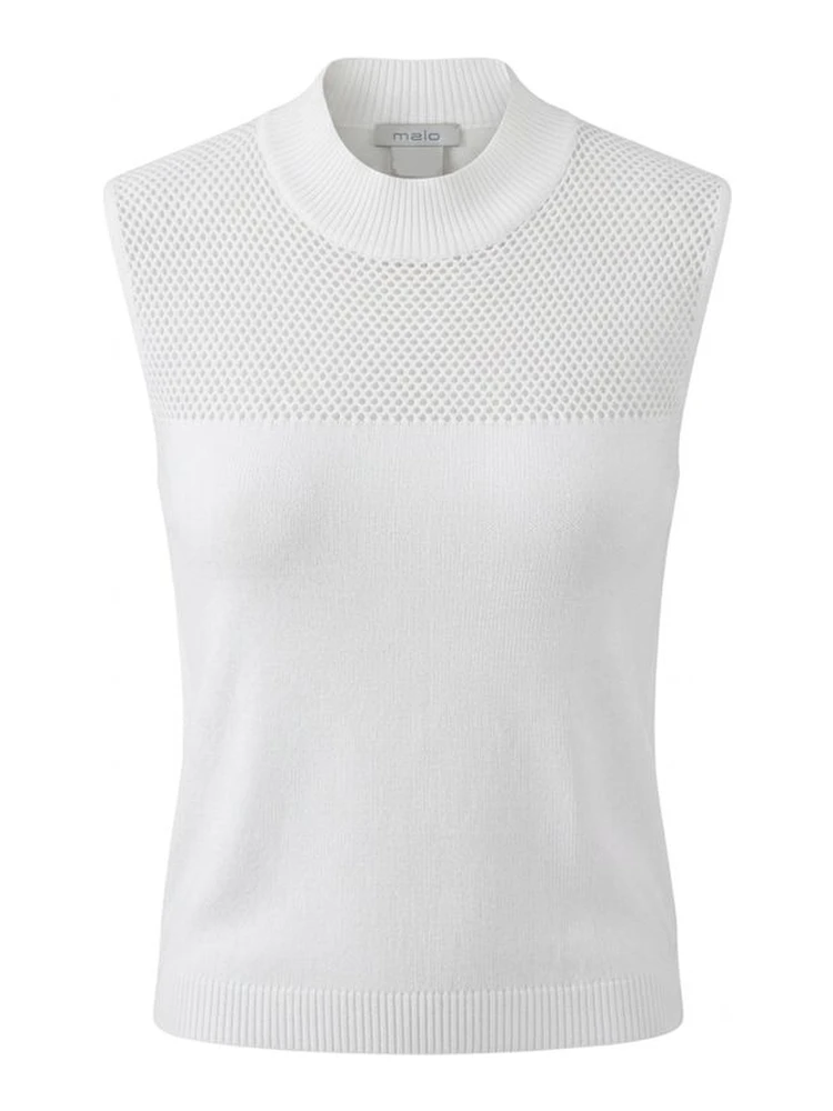 White Silk Women Sweater