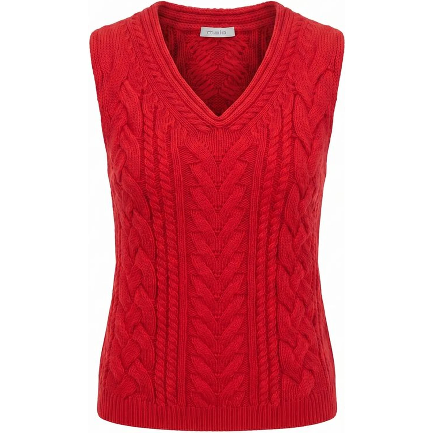 Red Cotton Women Sweater