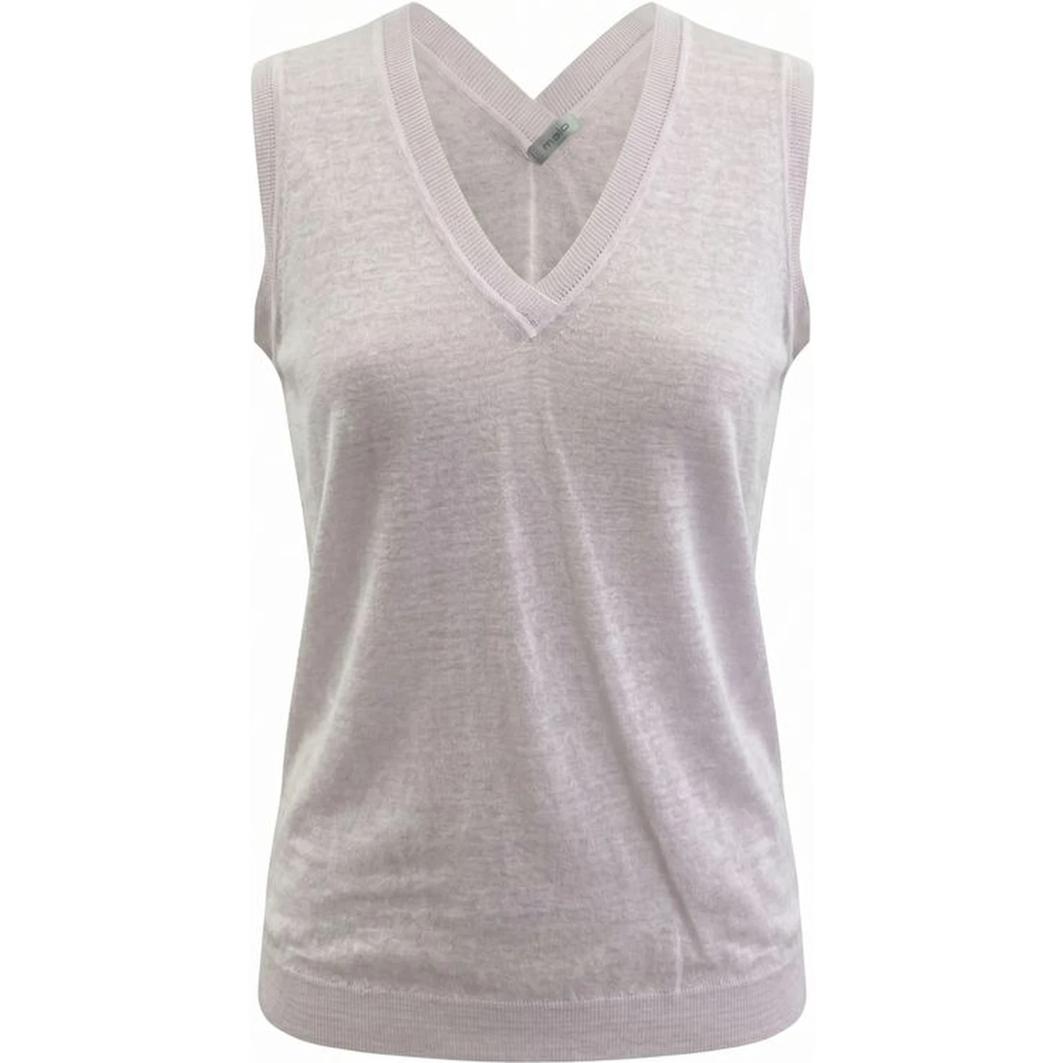 Pink Linen Women Tank