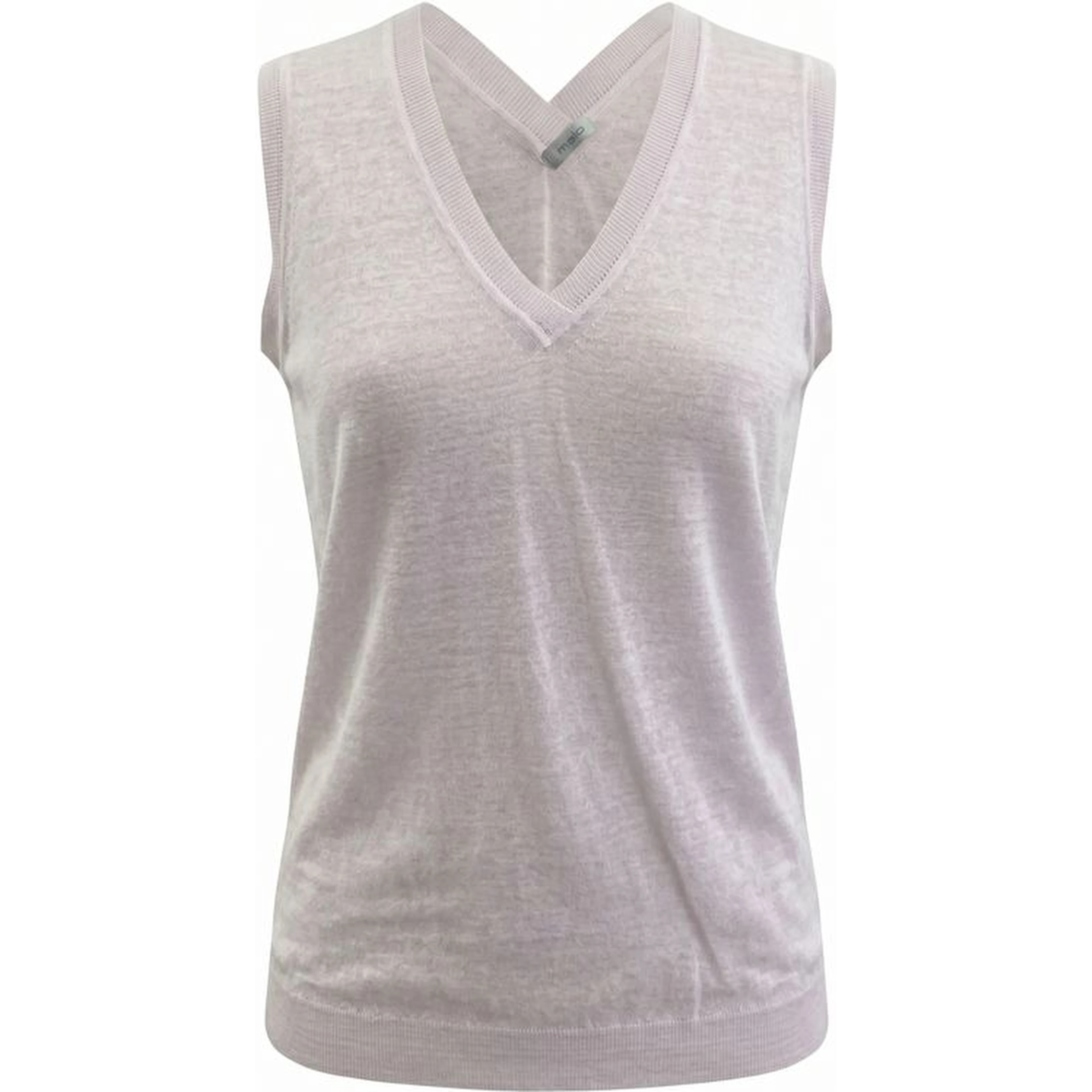 Pink Linen Women Tank