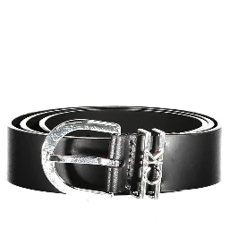 Black Leather Women's Belt