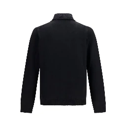 Black Wool Oves Aries Turtleneck
