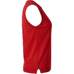 Red Linen Women Tank