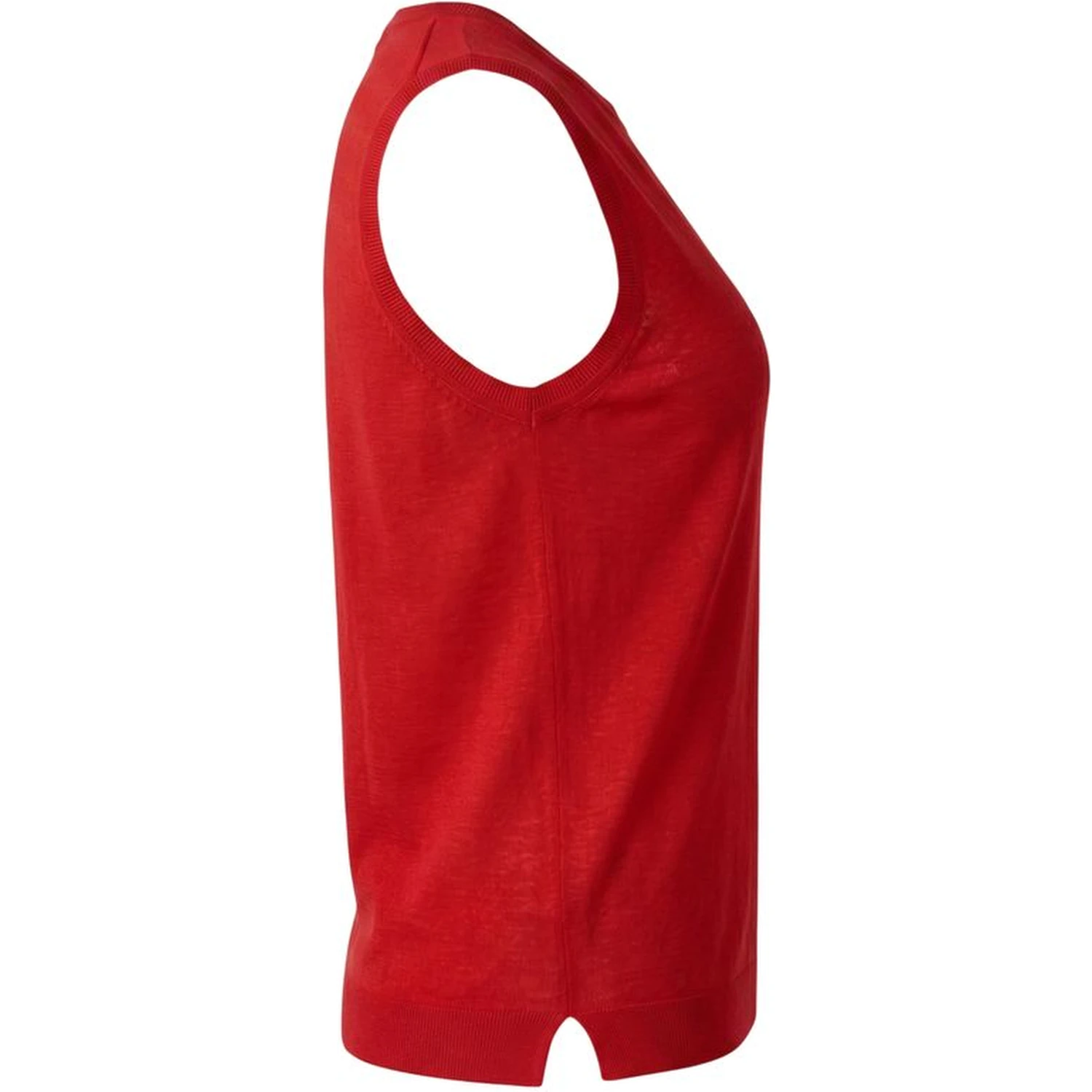 Red Linen Women Tank