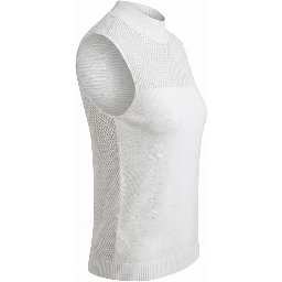 White Silk Women Sweater