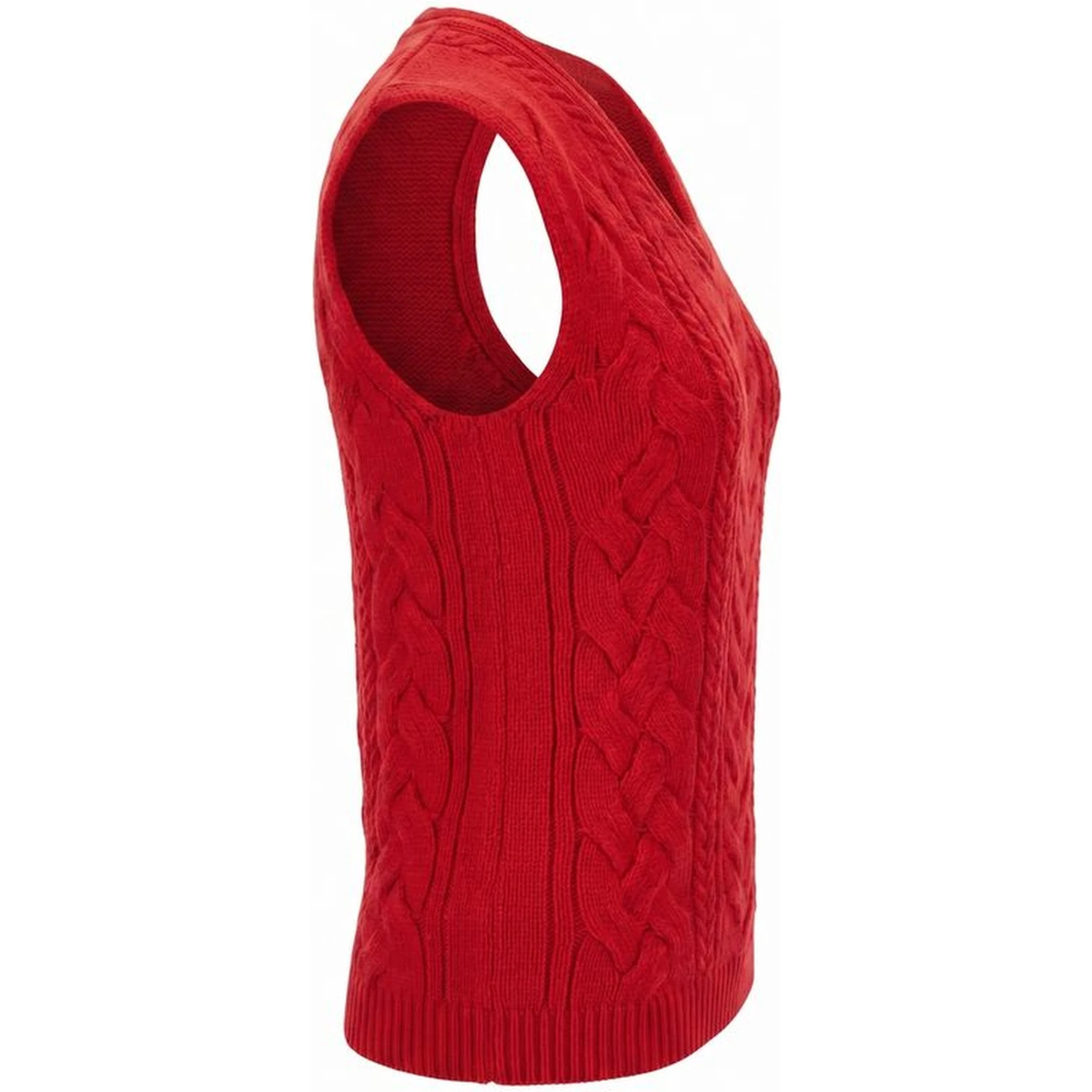 Red Cotton Women Sweater