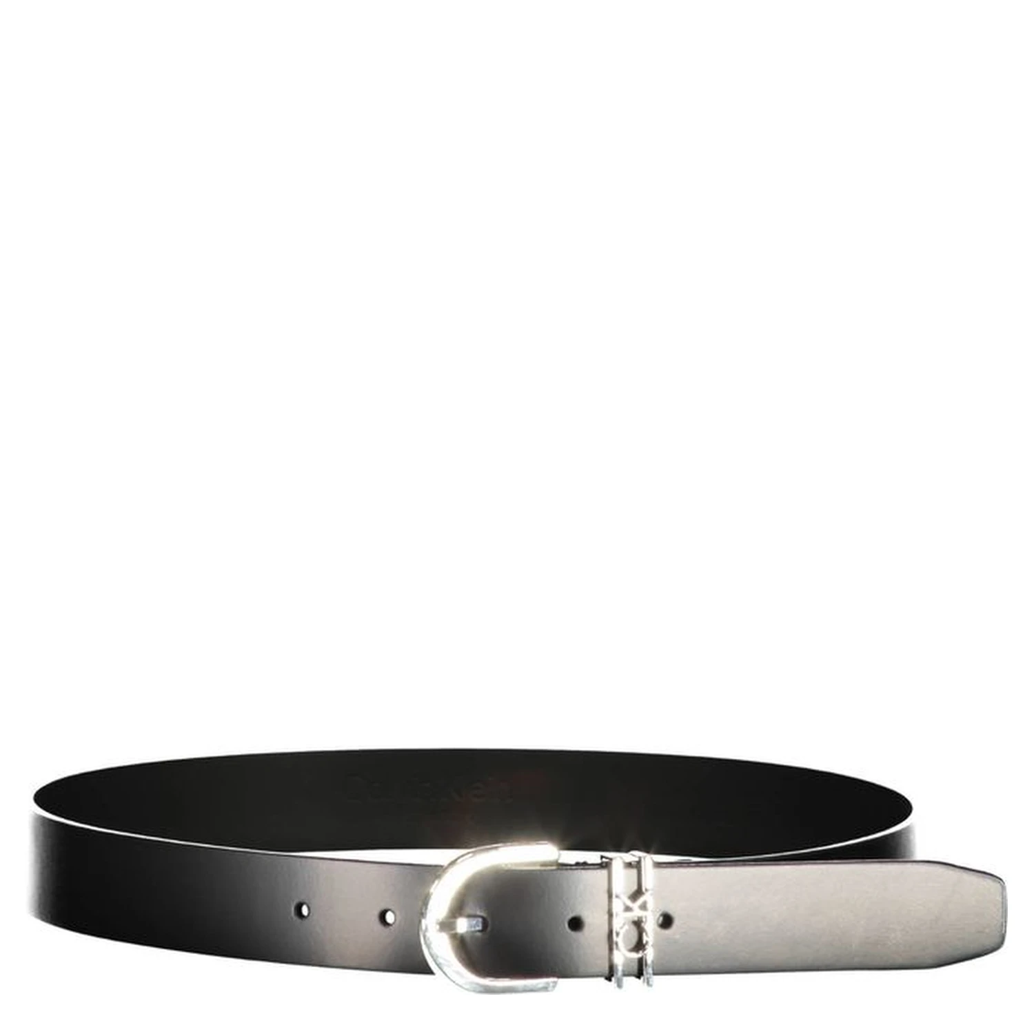 Black Leather Women's Belt