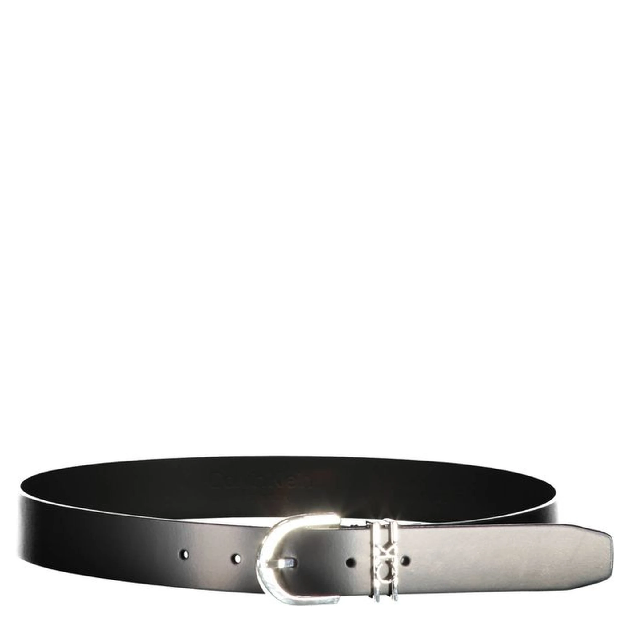 Black Leather Women's Belt