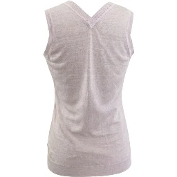 Pink Linen Women Tank