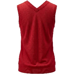 Red Linen Women Tank