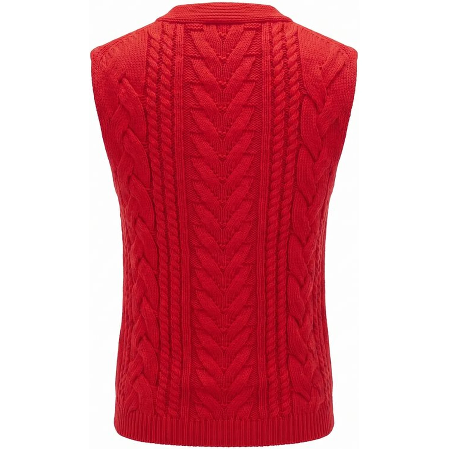 Red Cotton Women Sweater