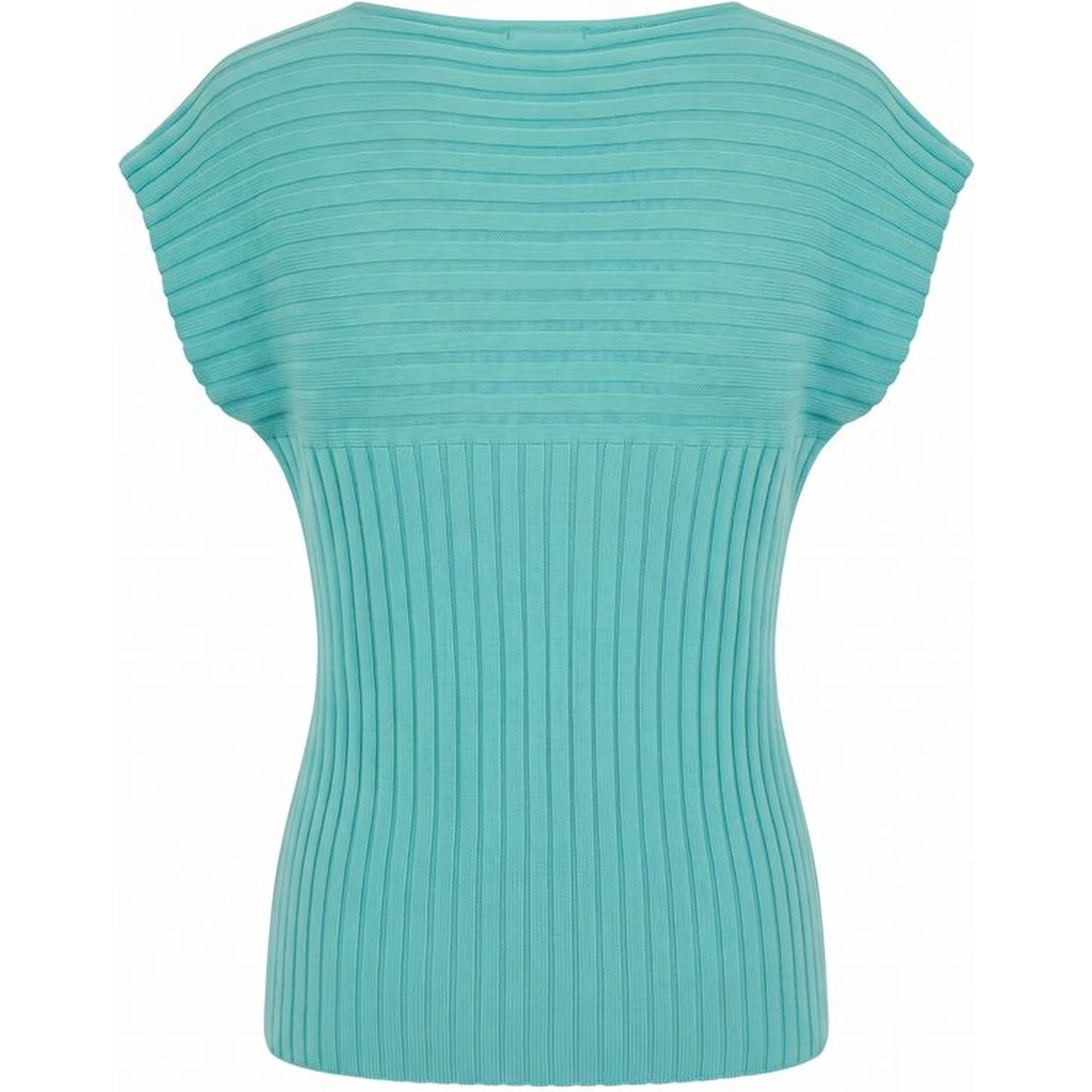 Light Blue Cotton Women Sweater