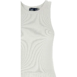 White Cotton Midi Dress