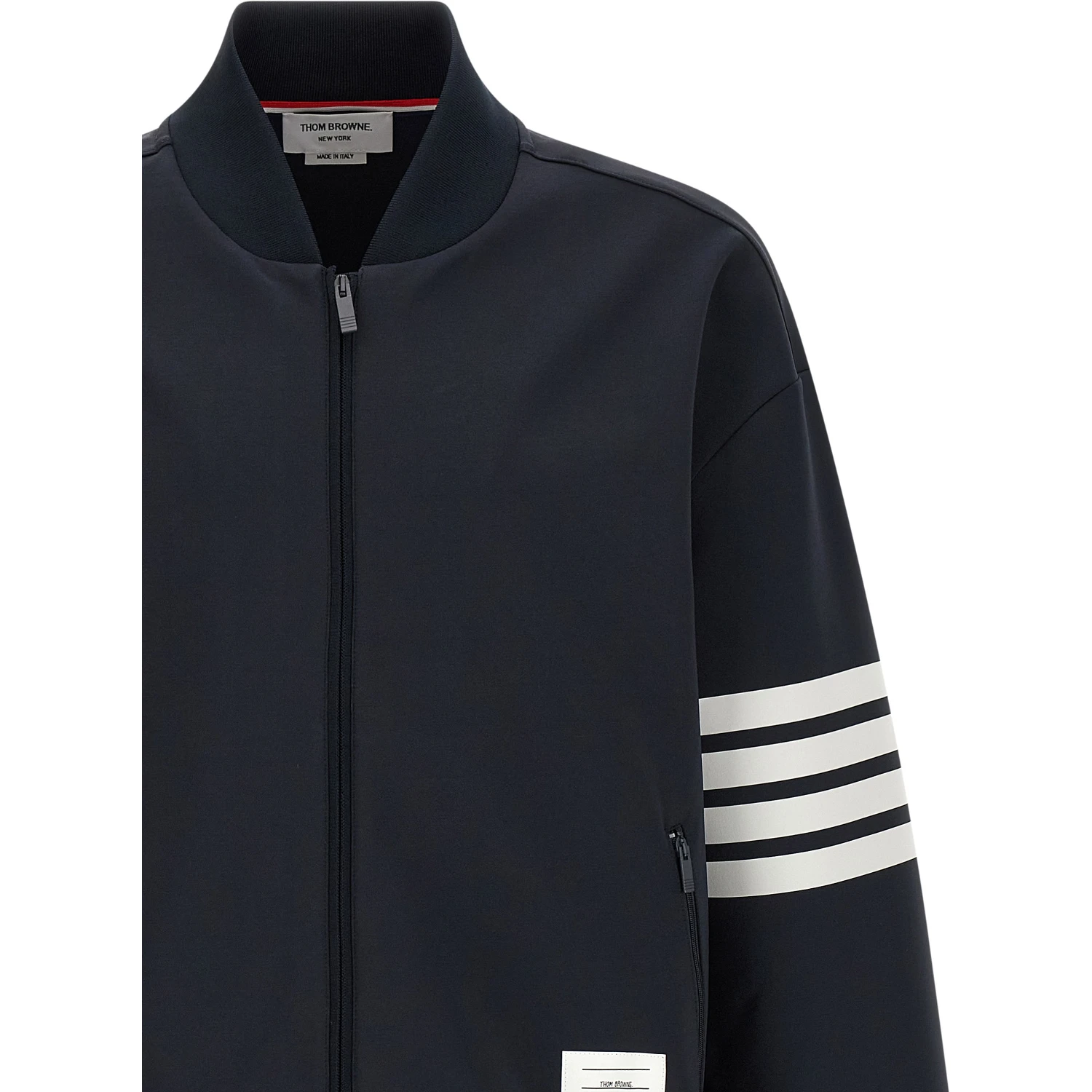 Blue Viscose Bomber