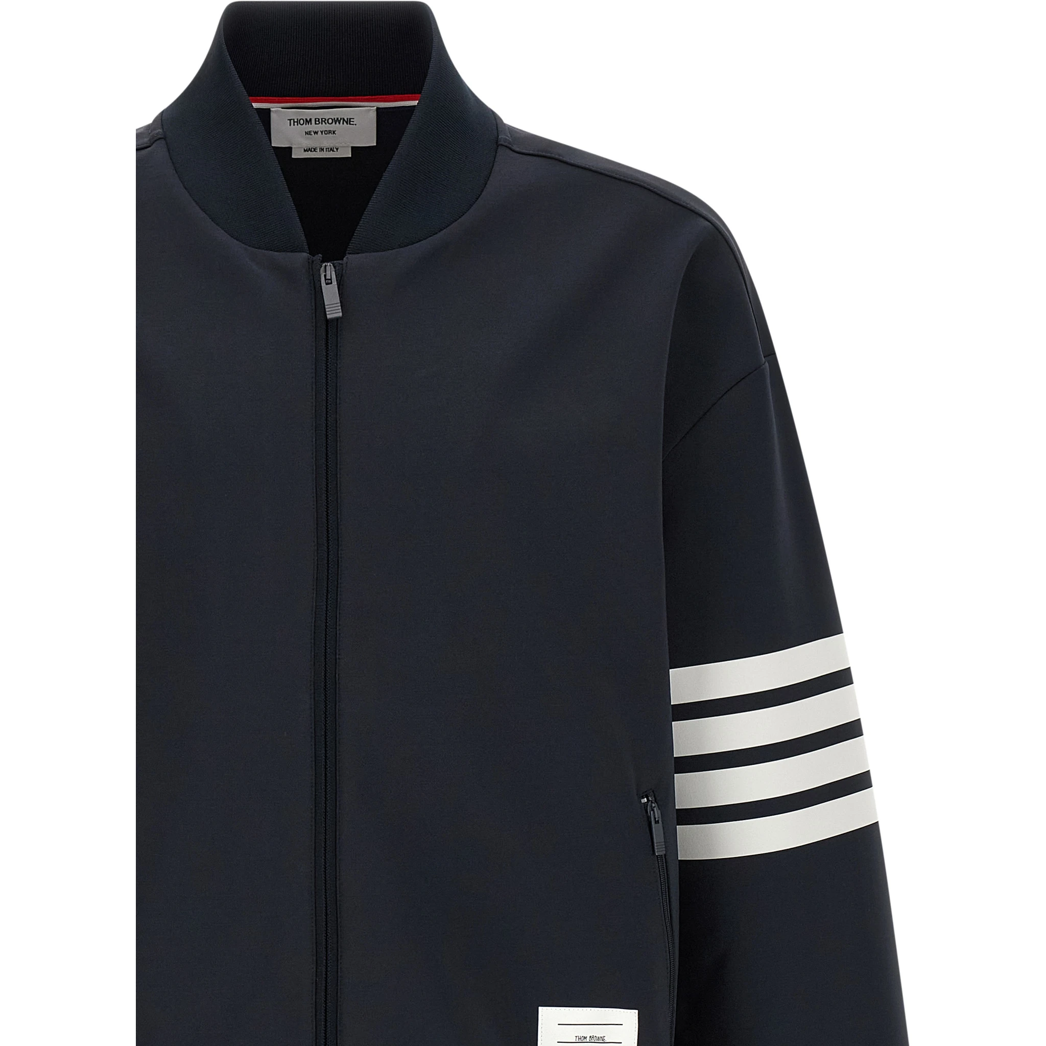 Blue Viscose Bomber