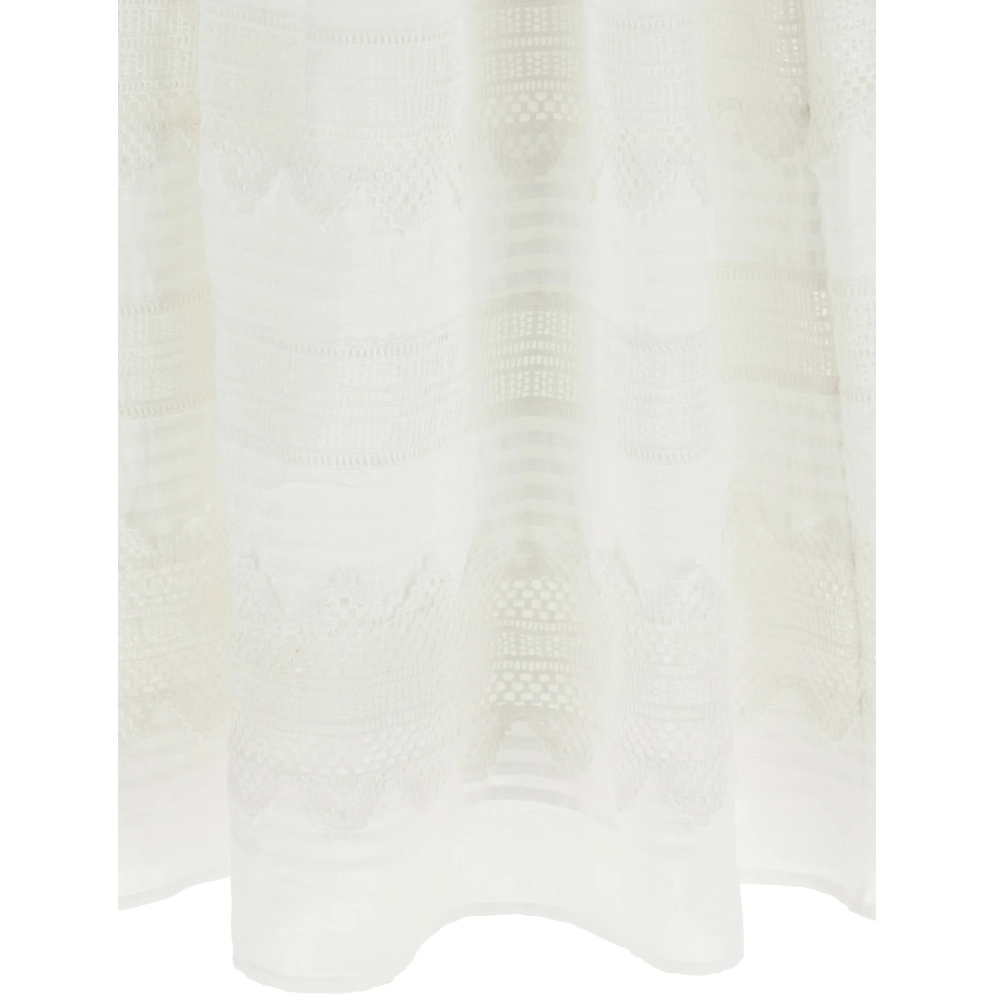 White Cotton Midi Dress