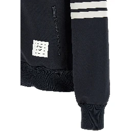 Blue Viscose Bomber