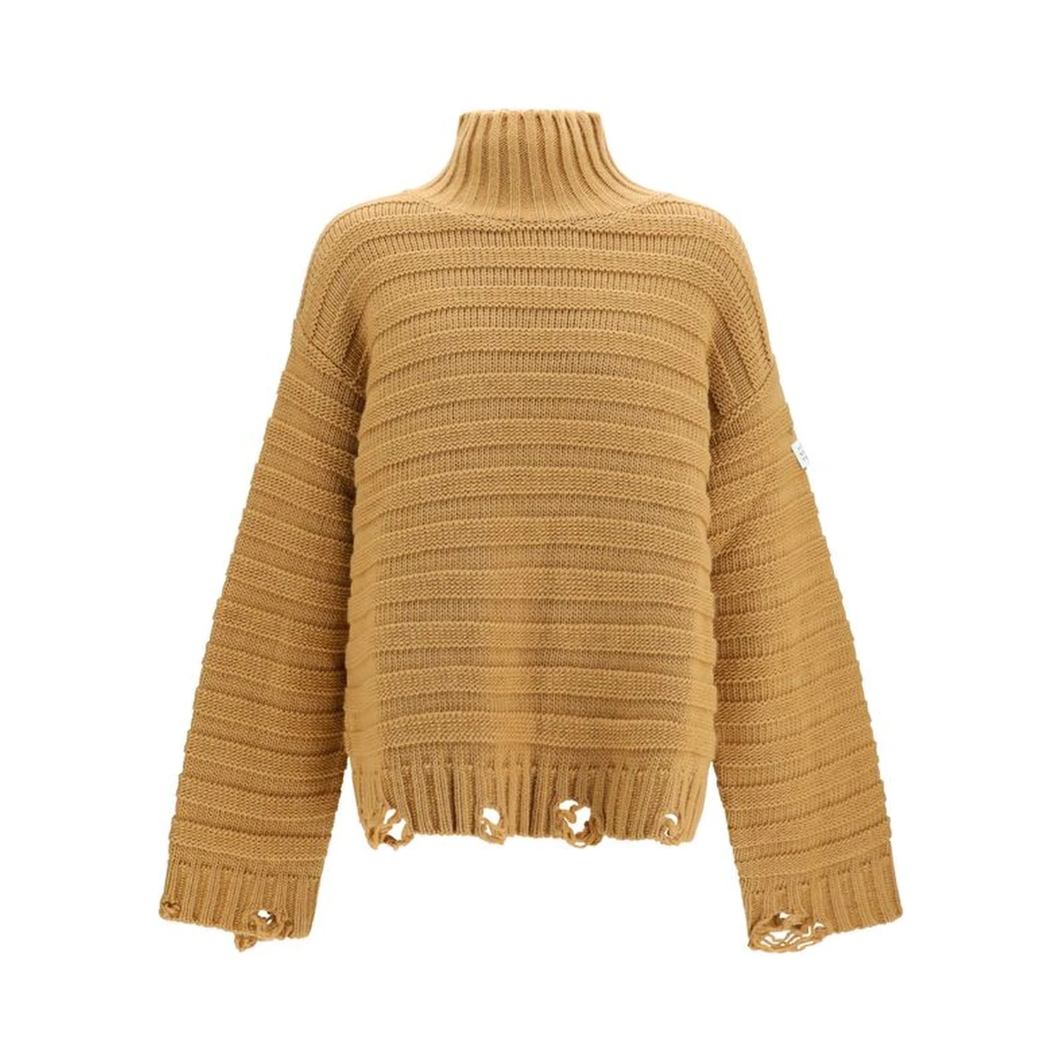 Beige Wool Oves Aries Turtleneck