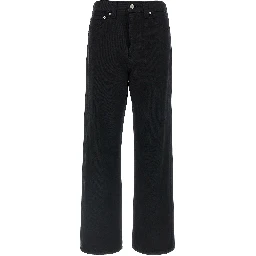 Black Cotton Jeans Denim